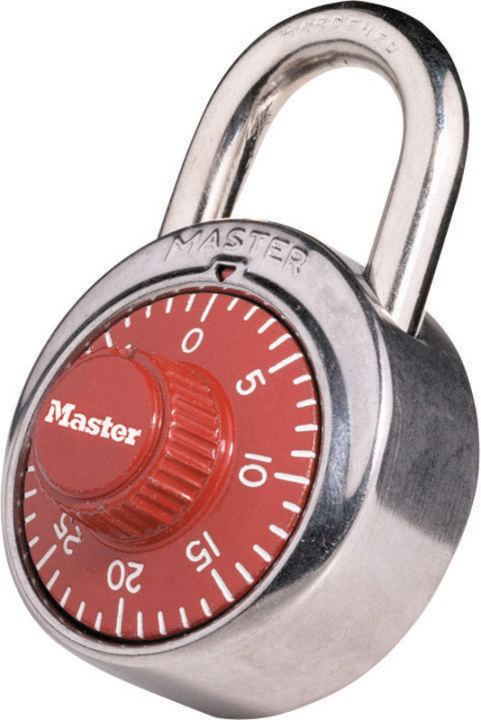 Master Lock Company Llc, Master Lock 2 po H X 7/8 po L X 1-7/8 po W X 1-7/8 in. L Acier 3-Dial Combination Padlock