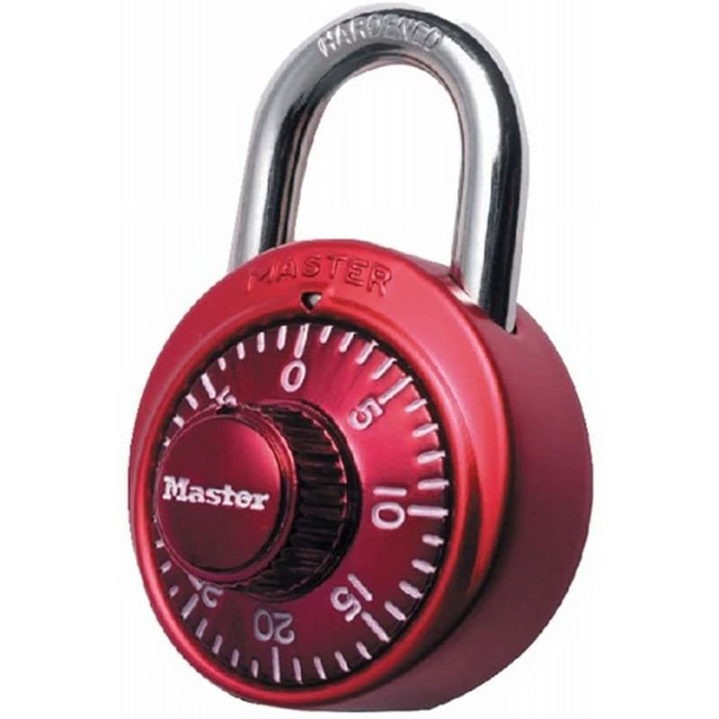 Master Lock Company Llc, Master Lock 2 po H X 7/8 po L X 1-7/8 po W X 1-7/8 in. L Cadenas à combinaison à 3 chiffres en acier