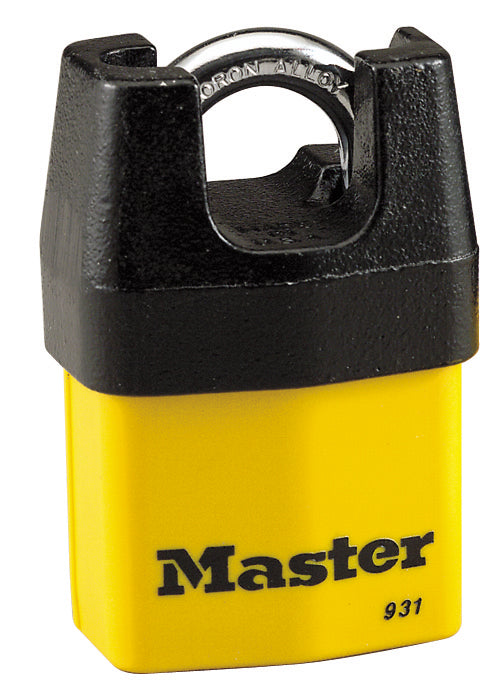 Master Lock Company Llc, Master Lock 2.125 in. H X 2-1/8 in.   W X 2-1/8 in.   L Steel Dual Ball Bearing Locking Padlock 1