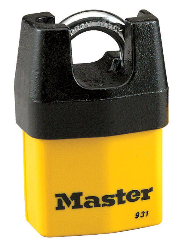 Master Lock Company Llc, Master Lock 2.125 in. H X 2-1/8 in.   W X 2-1/8 in.   L Steel Dual Ball Bearing Locking Padlock 1