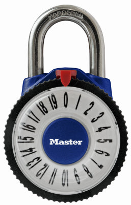 Master Lock Company Llc, Master Lock 2.125 in. W Metal 3-Dial Combination Padlock