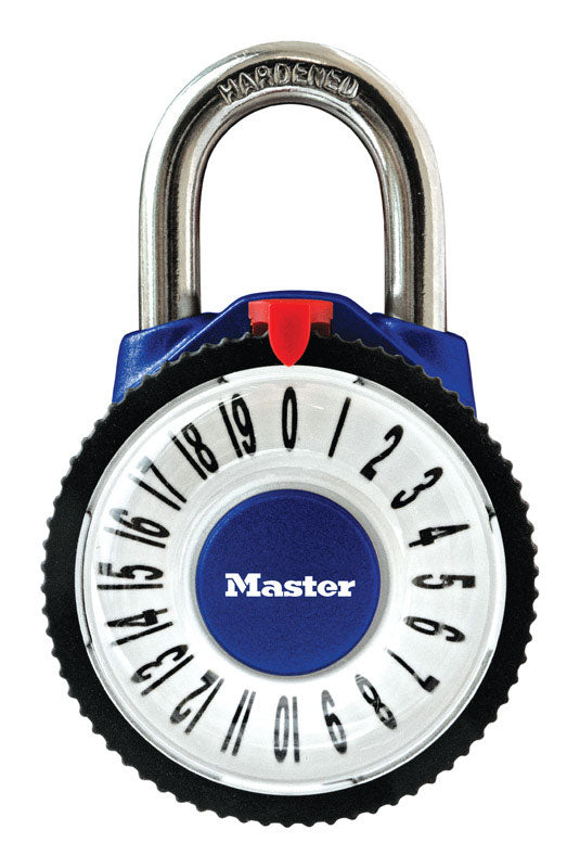 Master Lock Company Llc, Master Lock 2.125 in. W Metal 3-Dial Combination Padlock