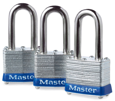 Master Lock Company Llc, Master Lock 3-3/16 in. H X 1-9/16 in. W X 27/32 in. L Acier 4-Pin Cylinder Padlock Keyed Alike