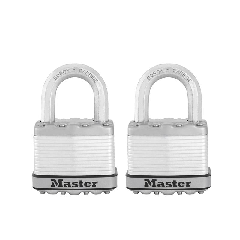 Master Lock Company Llc, Master Lock 3-3/32 in. H X 1-13/64 in. W X 2 in. L Cadenas à billes en acier à clé identique