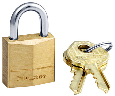 Master Lock Company Llc, Master Lock 3/4 in. H X 7/16 in. W X 3/4 in. L Cadenas à cylindre en laiton