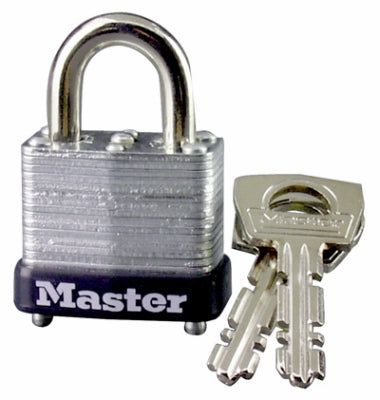 Master Lock Company Llc, Master Lock 3/4 po H x 9/16 po L x 1 po W x 1 in. L acier Warded Locking Padlock 1 pk