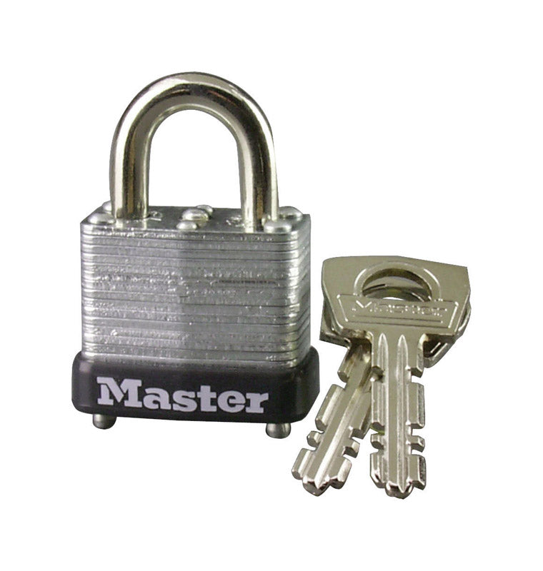 Master Lock Company Llc, Master Lock 3/4 po H x 9/16 po L x 1 po W x 1 in. L acier Warded Locking Padlock 1 pk