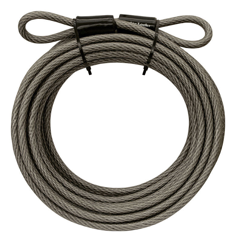 Master Lock Company Llc, Master Lock 3/8 in. D X 360 in. L Vinyl Coated Steel Flexible Braided Steel Cable