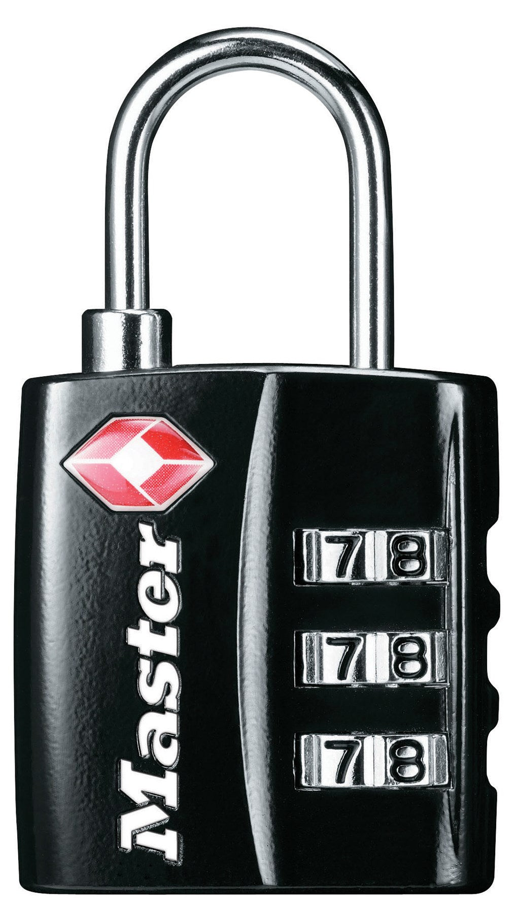Master Lock, Master Lock 4680DBLK 1-3/16" noir Set Your Own Combination TSA-Accepted Luggage Padlocks