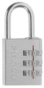 Master Lock Company Llc, Master Lock 5.6 in. H X 1-3/16 in. W Metal 3-Dial Combination Padlock