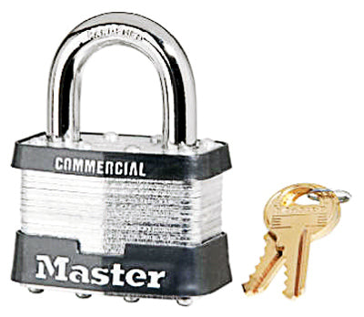 Master Lock, Master Lock 5KA A116 2" Laminated Steel A116 Keyed Pin Tumbler Padlock With 1" Shackle
