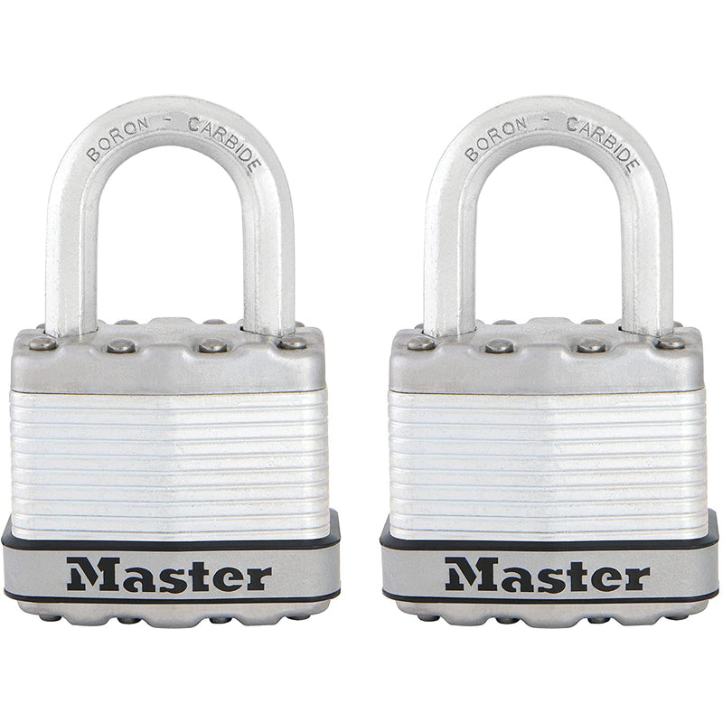 Master Lock Company Llc, Master Lock 6.3 in. H X 1-3/4 in. W X 1.5 in. Laminated Steel Key Padlock Keyed Alike