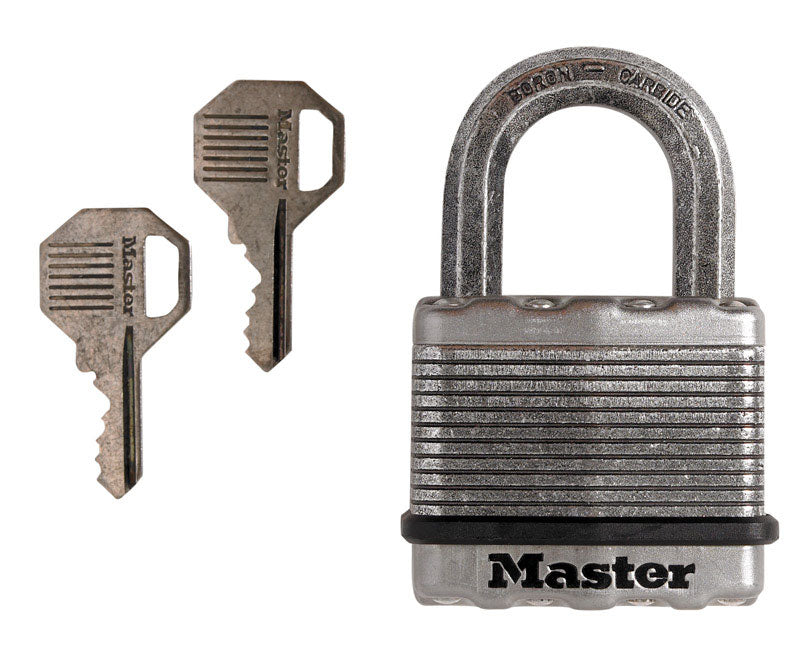 Master Lock Company Llc, Master Lock 6.34 in. H X 1.34 in. W X 3.91 in. L acier roulement à billes cadenas à clé Alike