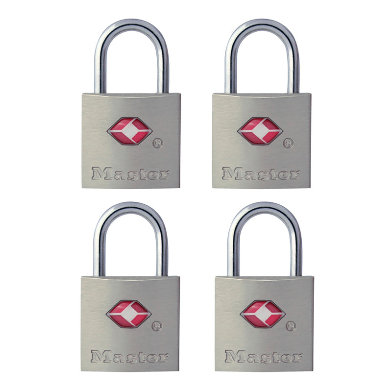 Master Lock Company Llc, Master Lock 7/8 in. H X 7/16 in. W X 7/8 in. L Steel Key Luggage Lock Keyed Alike