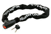 Master Lock, Master Lock 8291DPS 3' Black Hardened Steel Chain With Integrated Keyed Lock (Chaîne en acier trempé noir avec serrure à clé intégrée)