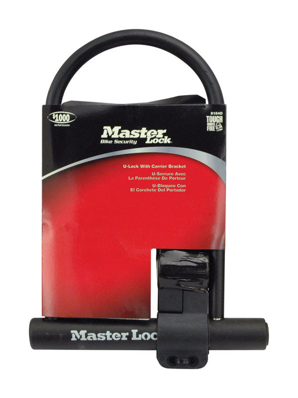 Master Lock Company Llc, Master Lock 9-1/4 in. H X 8-1/4 in. W Steel Double Locking U-Lock 1 pk