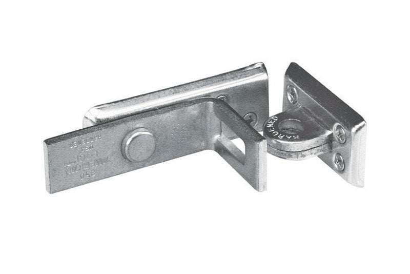 Master Lock Company Llc, Master Lock Acier trempé zingué 4-3/4 in. L Angle Bar Hasp 1 pk