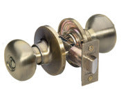 Master Lock Company Llc, Master Lock Bouton de lit et de salle de bain en laiton antique droitier ou gaucher