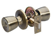 Master Lock Company Llc, Master Lock Bouton de lit et de salle de bain en laiton antique droitier ou gaucher