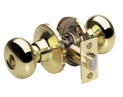 Master Lock Company Llc, Master Lock Bouton de lit et de salle de bain en laiton poli droitier ou gaucher