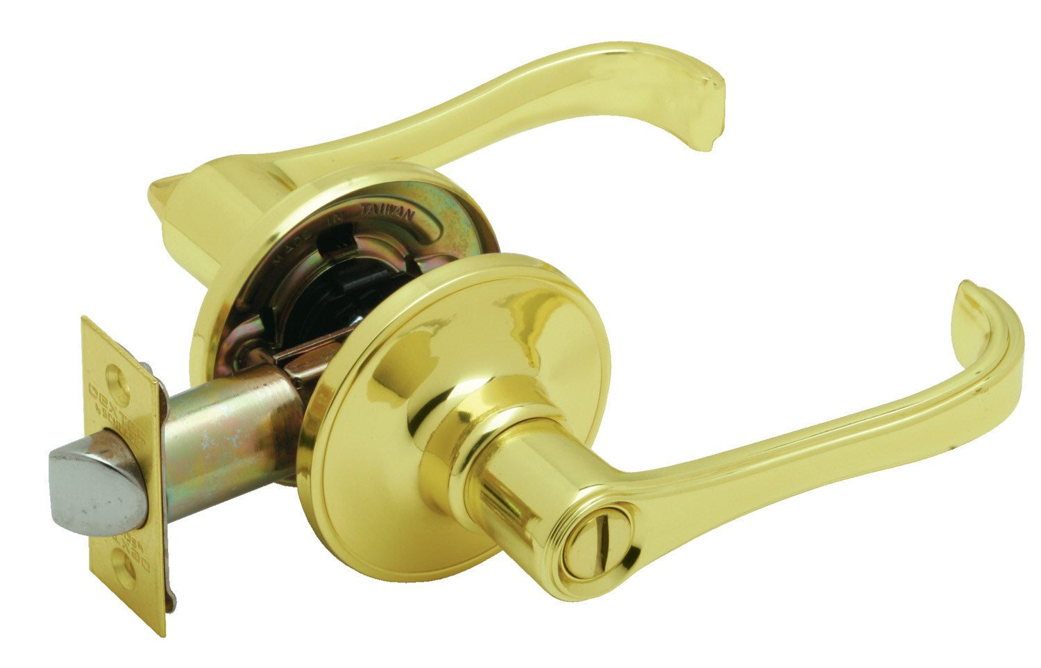 Master Lock Company Llc, Master Lock Bouton de porte de passage en laiton poli Droite ou gauche