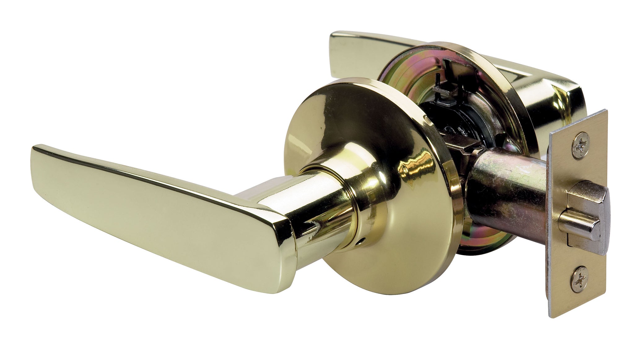 Master Lock Company Llc, Master Lock Bouton de porte de passage en laiton poli Droite ou gauche