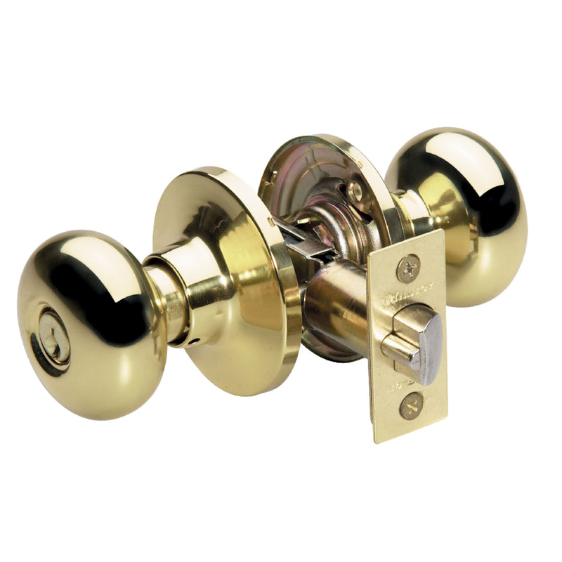 Master Lock Company Llc, Master Lock Boutons d'entrée en laiton poli 1-3/4 in.