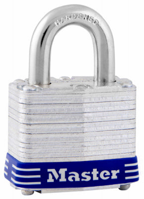 Master Lock Company Llc, Master Lock Cadenas à cylindre à 4 goupilles en acier laminé 1 pqt de 1-5/16 po H X 1-5/8 po W X 1-9/16 po L