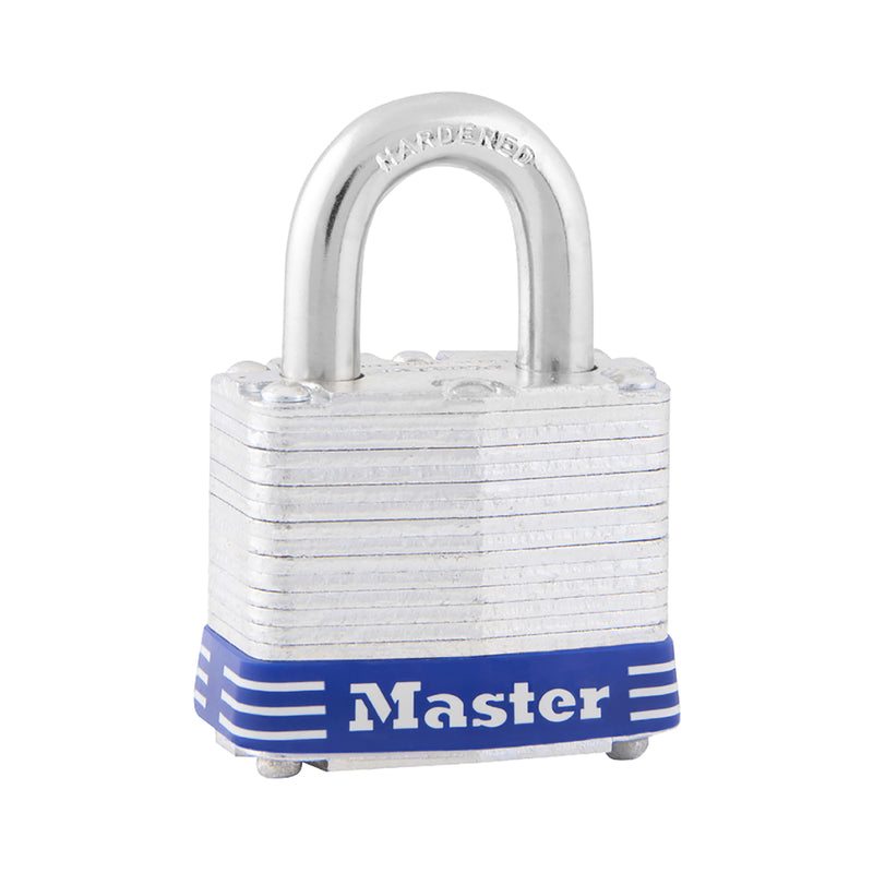 Master Lock Company Llc, Master Lock Cadenas à cylindre à 4 goupilles en acier laminé 1 pqt de 1-5/16 po H X 1-5/8 po W X 1-9/16 po L