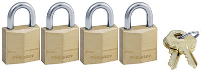 Master Lock Company Llc, Master Lock Cadenas en laiton 3/4 in. W Brass Padlock Keyed Alike