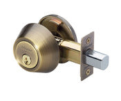 Master Lock Company Llc, Master Lock Laiton Antique Metal Single Cylinder Deadbolt