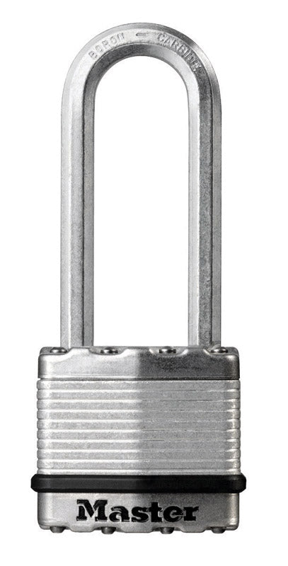 Master Lock Company Llc, Master Lock Magnum 1-9/16 in. H X 1-3/4 in. W X 11/16 in. Acier laminé Verrouillage à deux roulements à billes