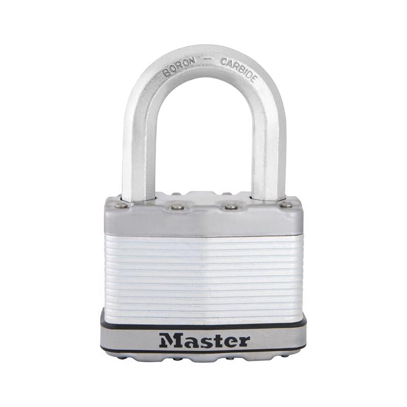 Master Lock Company Llc, Master Lock Magnum 2 in. H X 1-1/4 in. W X 2-1/2 in. L Acier Dual Ball Bearing Locking Padlock Keyed