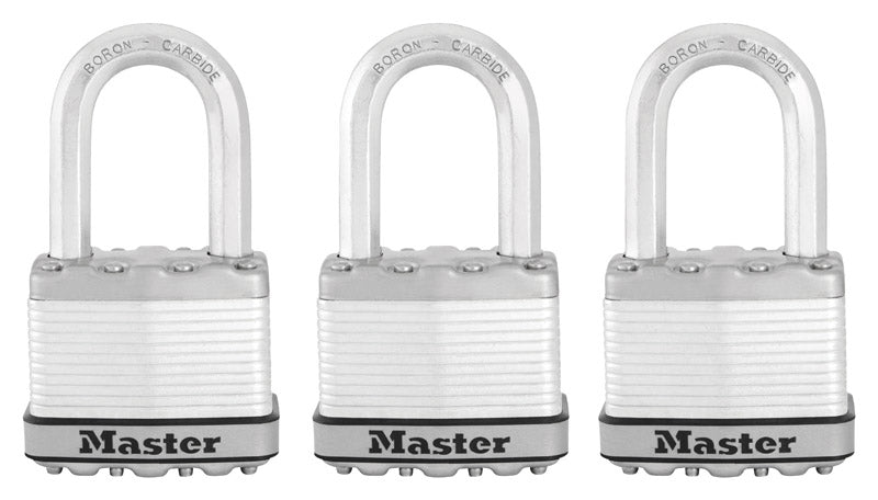 Master Lock Company Llc, Master Lock Magnum 2 in. W X 1-1/2 in. Laminated Steel Ball Bearing Locking Padlock Keyed Alike