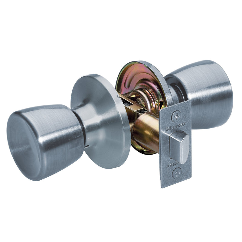 Master Lock Company Llc, Master Lock Nickel Satiné Bouton de Porte de Passage Droite ou Gauche