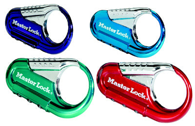 Master Lock Company Llc, Master Lock Rugged Metal Assorted Color 3-Dial Combination Luggage Lock 1-3/16 H x 1/4 W in.