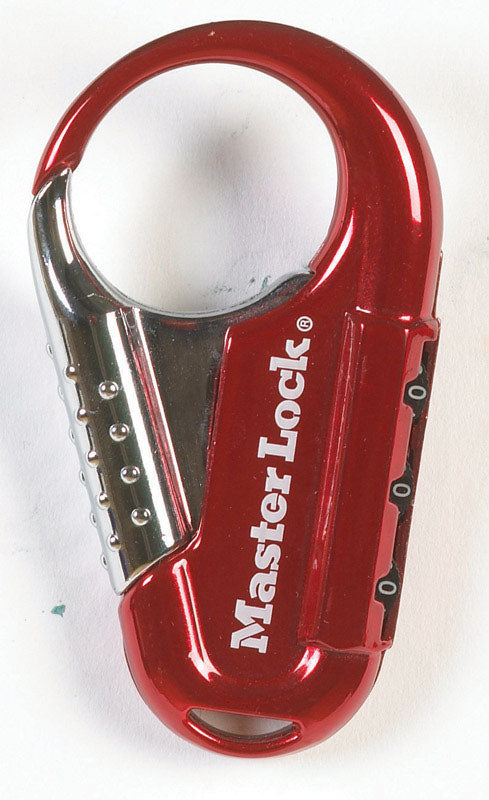 Master Lock Company Llc, Master Lock Rugged Metal Assorted Color 3-Dial Combination Luggage Lock 1-3/16 H x 1/4 W in.