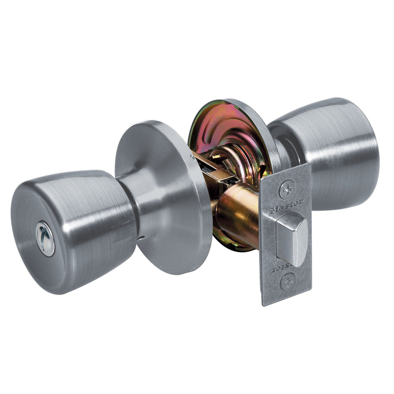 Master Lock Company Llc, Master Lock Satin Nickel Bed and Bath Knob Right or Left Handed