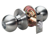 Master Lock Company Llc, Master Lock Satin Nickel Entry Knobs 1-3/4 in.