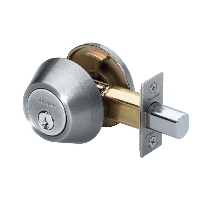 Master Lock Company Llc, Master Lock Satin Nickel Metal Single Cylinder Deadbolt