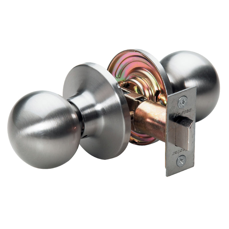 Master Lock Company Llc, Master Lock Satin Nickel Passage Door Knob Right or Left Handed