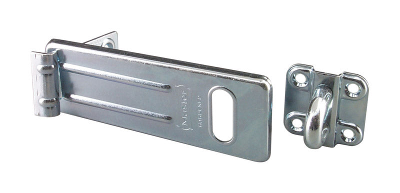 Master Lock Company Llc, Master Lock Zinc-Plated Hardened Steel 6 in. L Hasp de charnière 1 pk