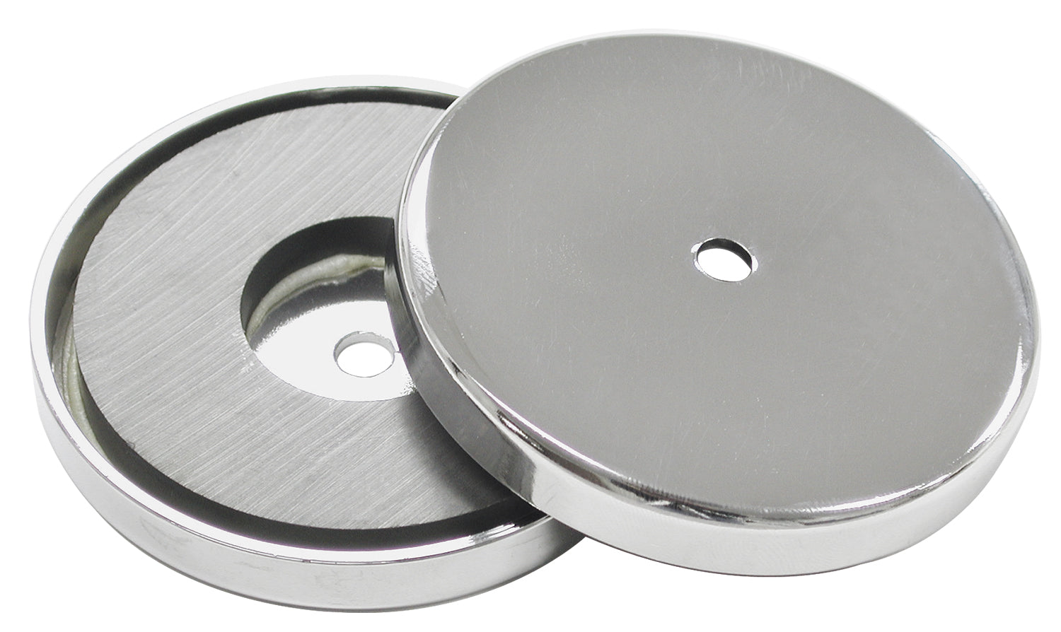 MASTER MAGNETICS INC, Master Magnetics 07222 2.61 X 0.375 Nickel Heavy Duty Round Base Magnet