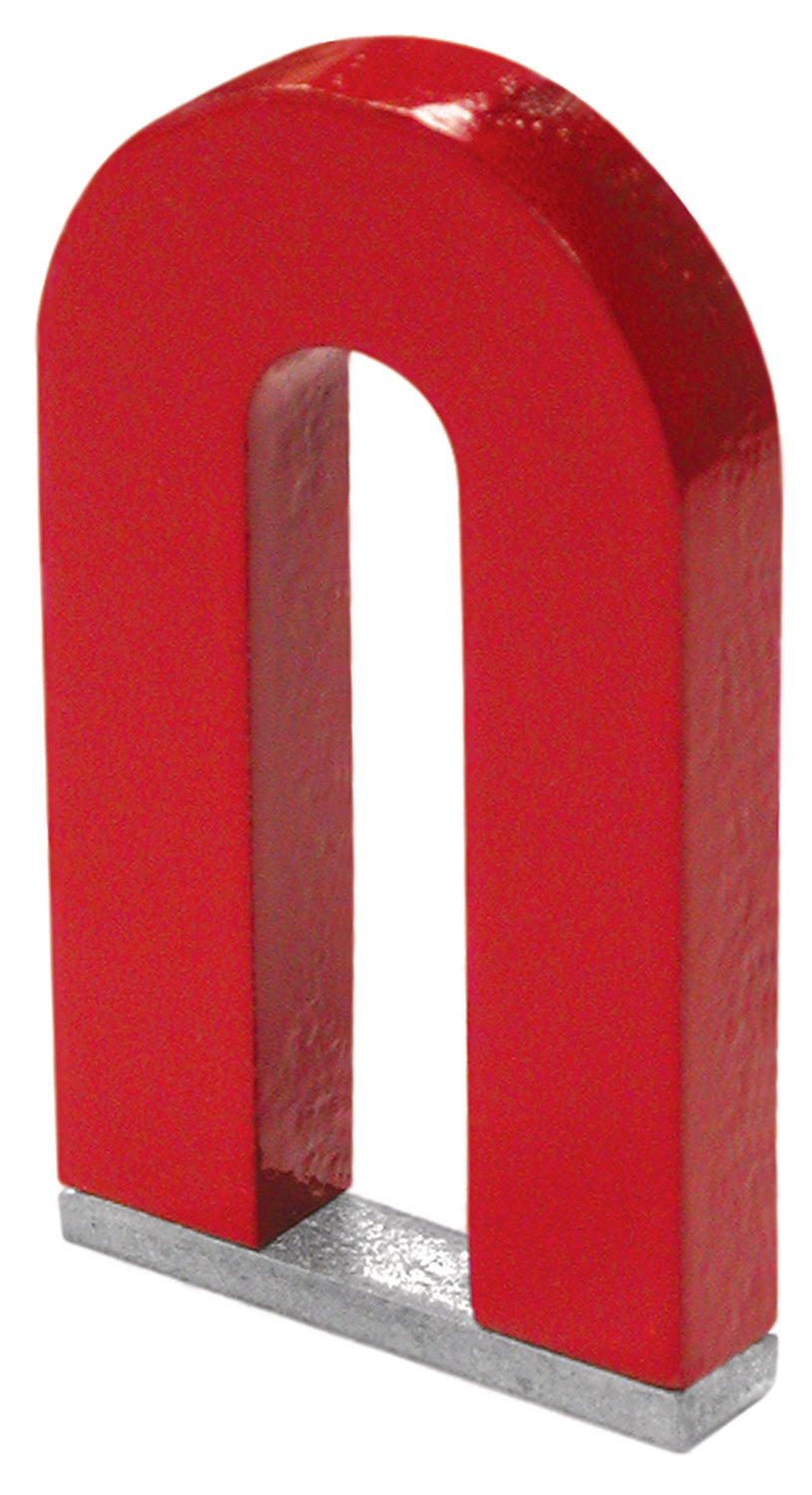 MASTER MAGNETICS INC, Master Magnetics 07225 2 X 1 X 0.25 Aimant Alnico rouge en forme de fer à cheval avec support