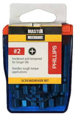 Société Disston, Master Mechanic 18 Pack 2-Inch #2 Phillips Screwdriver Bit
