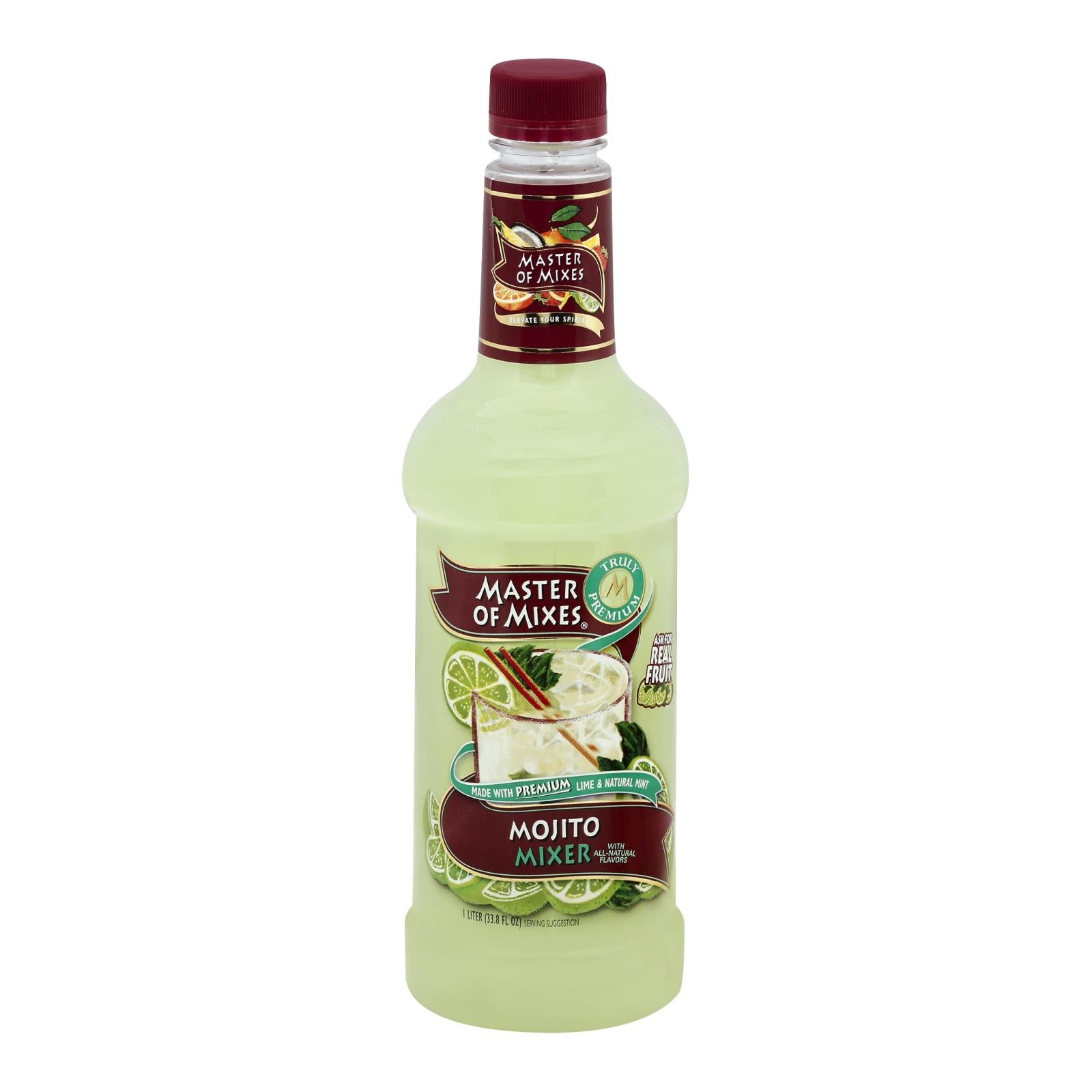 Master Of Mixes, Master Of Mixes Mojito Mixer - Carton de 12 - 33.8 FZ (Pack de 12)