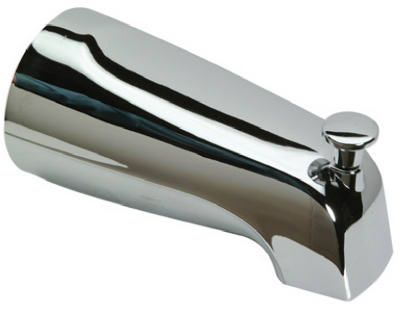 Pièces de rechange Brass Craft, Master Plumber Chrome Tub Diverter Spout (bec verseur de baignoire)
