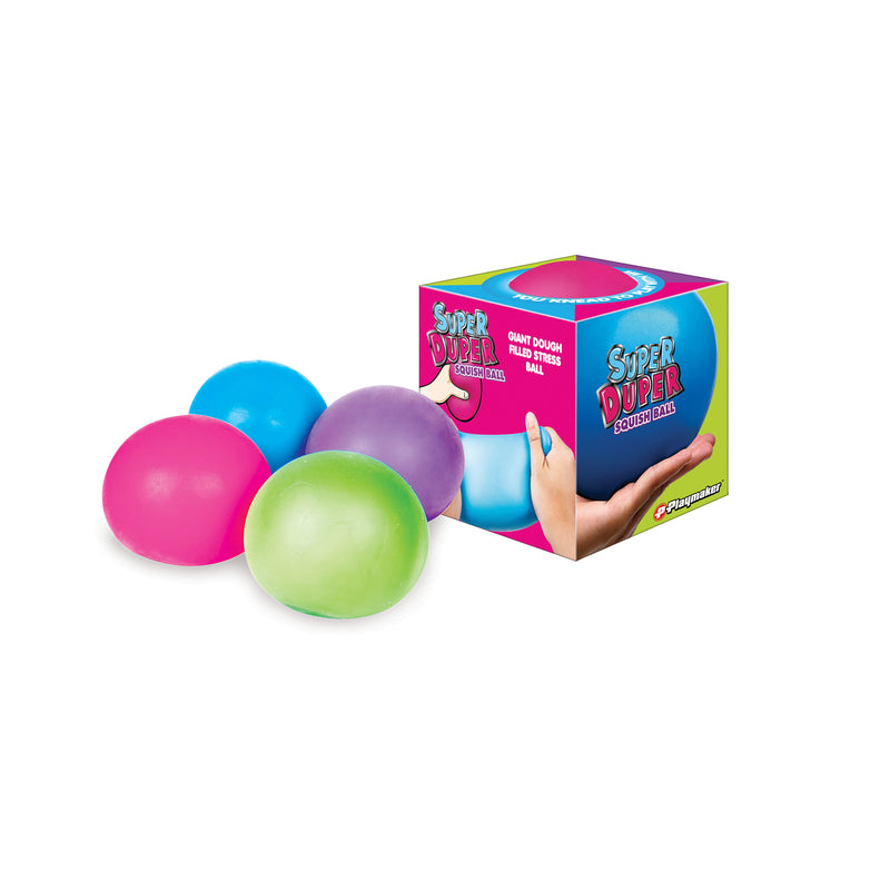 MASTER TOYS AND NOVELTIES INC, Master Toys & Novelties Playmaker Super Duper Assorted Color Squish Ball