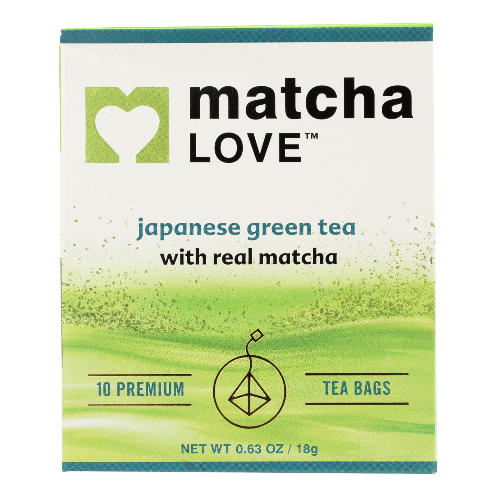 L'amour du matcha, Matcha Love In Matcha Green Tea Traditional Flavor - Lot de 6 - 10 SACS (Lot de 6)