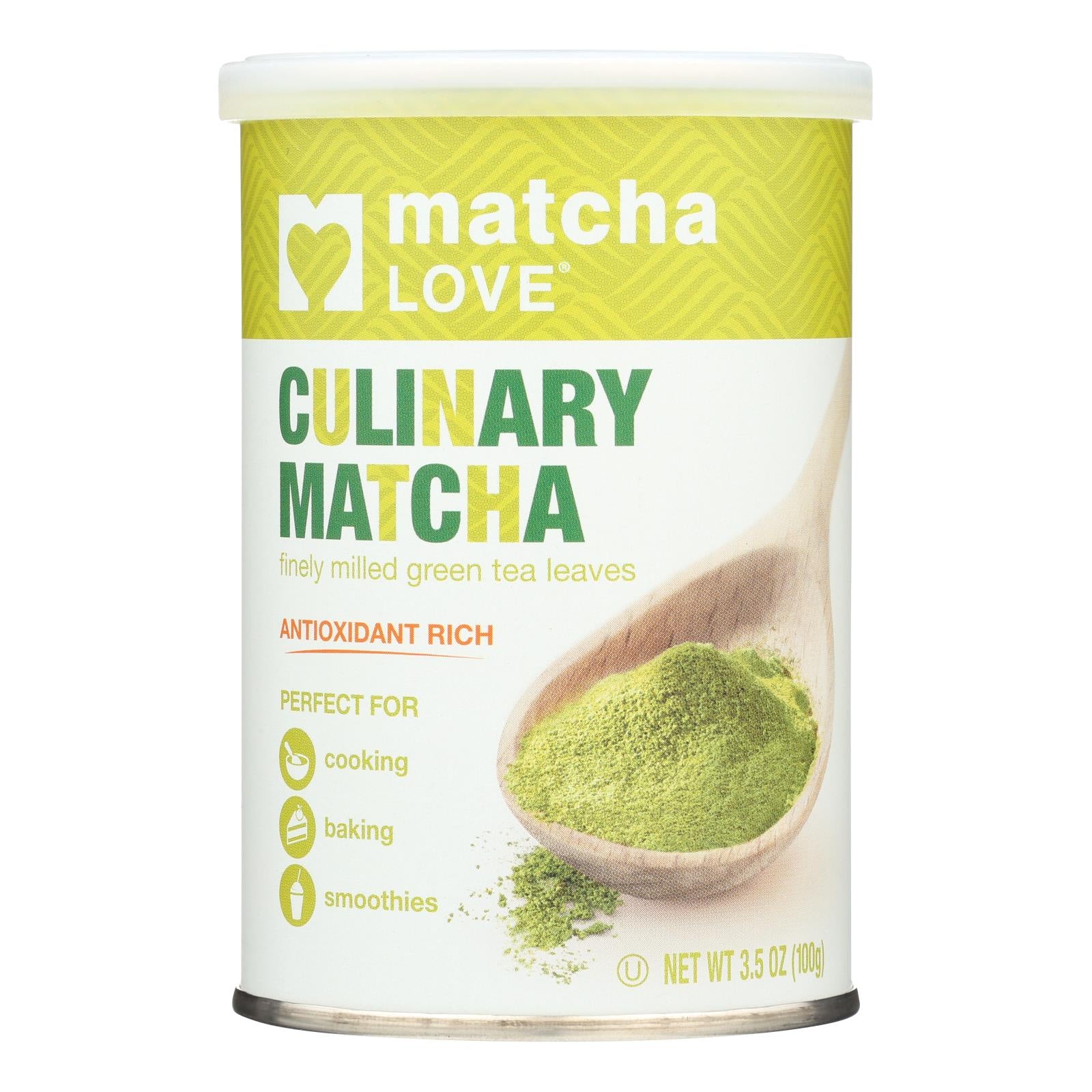 L'amour du matcha, Matcha Love Matcha en poudre - Culinaire - Carton de 6 - 3.5 oz (Pack de 6)